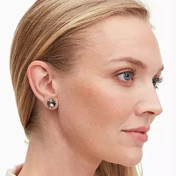 COPY - NWT Kate Spade Black Diamond Crystal Gumdrop Stud Earrings - Picture 9 of 10